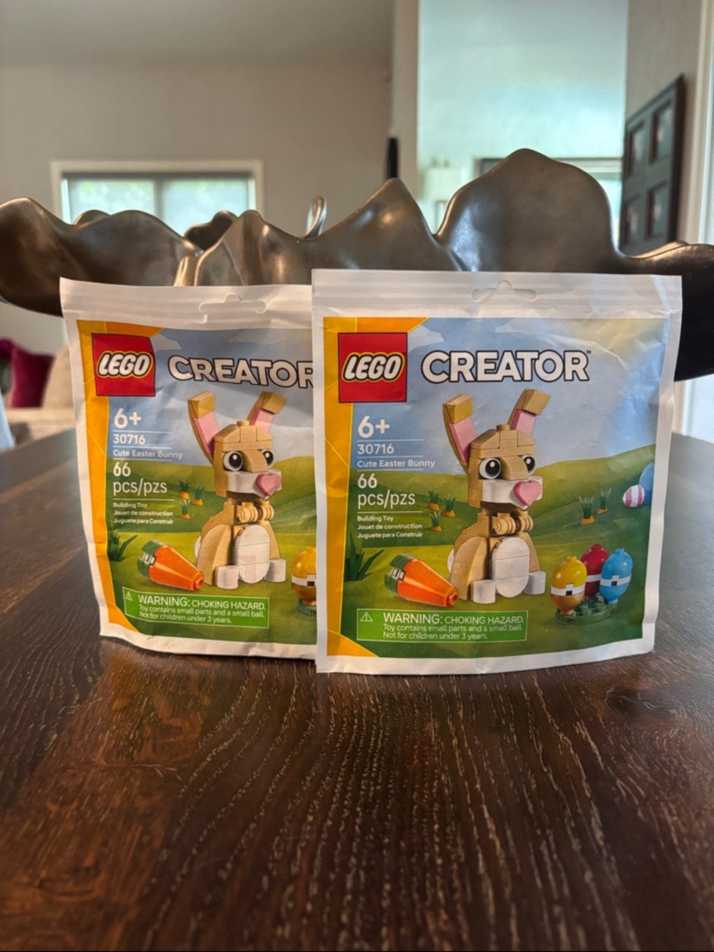 2 SETS 
LEGO Creator 3 in 1 Creator
Cute Easter Bunny 30716
Building Set Bag